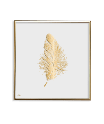 GOLD FEATHER WHITE_SQ